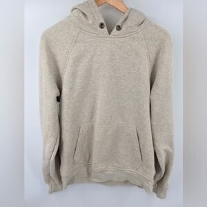 Flint and Tinder men’s the 10 year pullover heavyweight oatmeal heather hoodie M